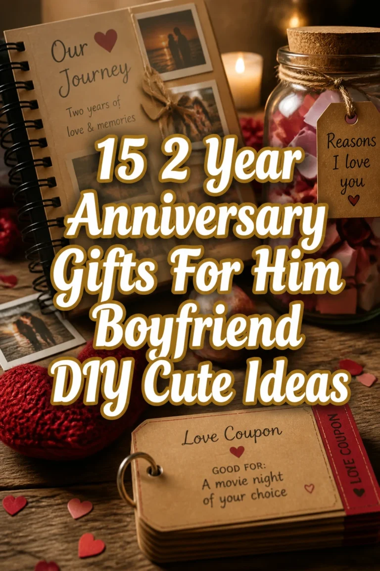 15 2 Year Anniversary Gifts For Him Boyfriend DIY Cute Ideas