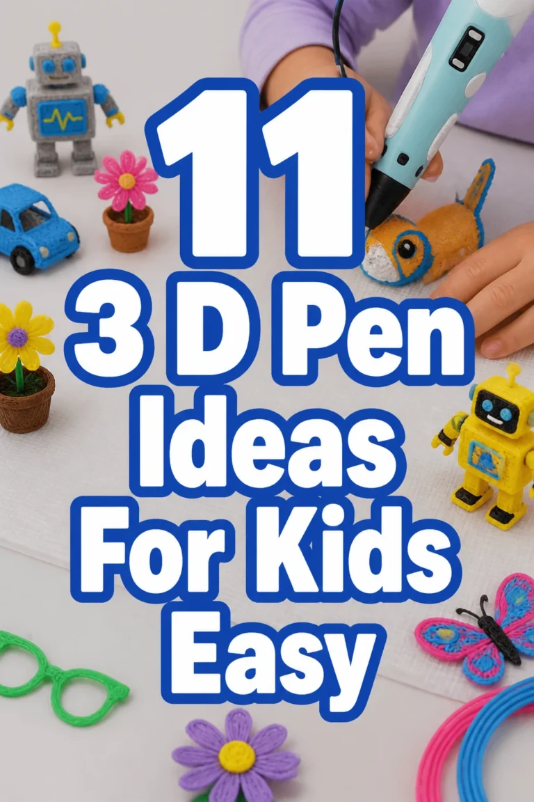 11 3 D Pen Ideas For Kids Easy