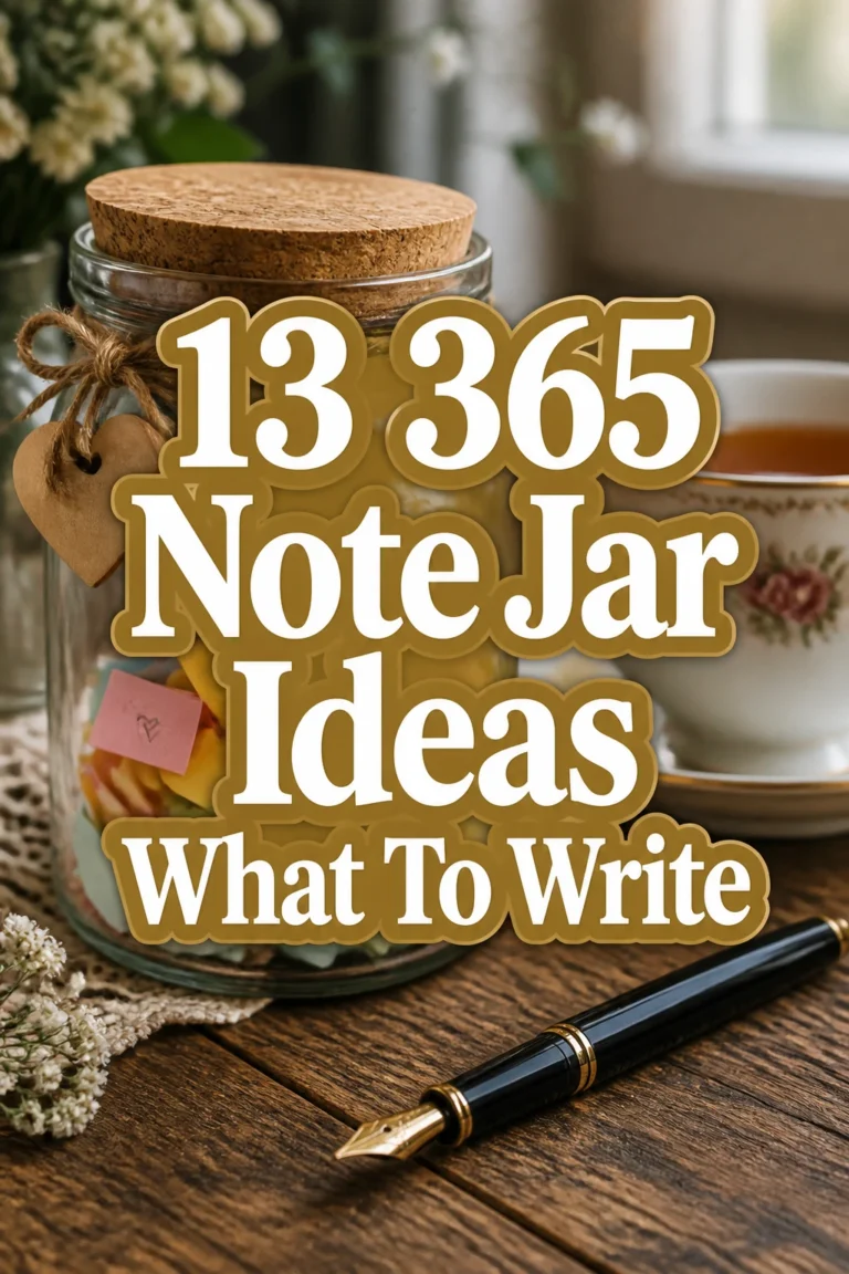 13 365 Note Jar Ideas What To Write