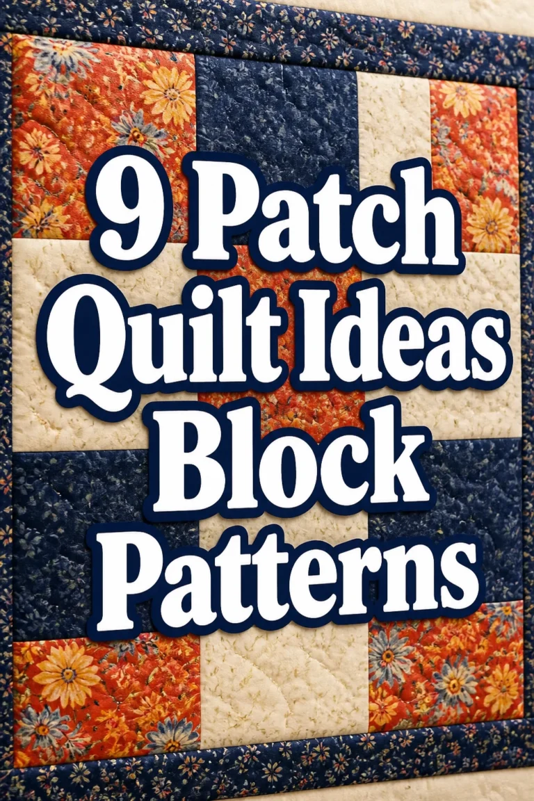 9 Patch Quilt Ideas Block Patterns