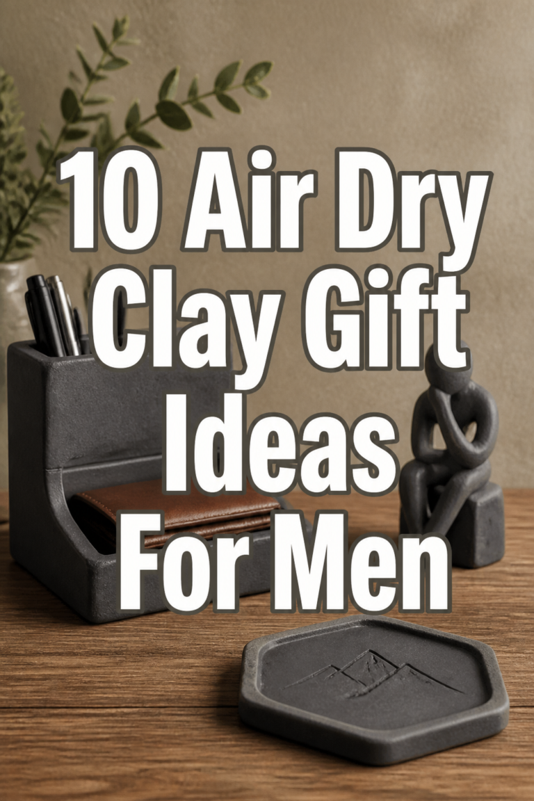 10 Air Dry Clay Gift Ideas For Men