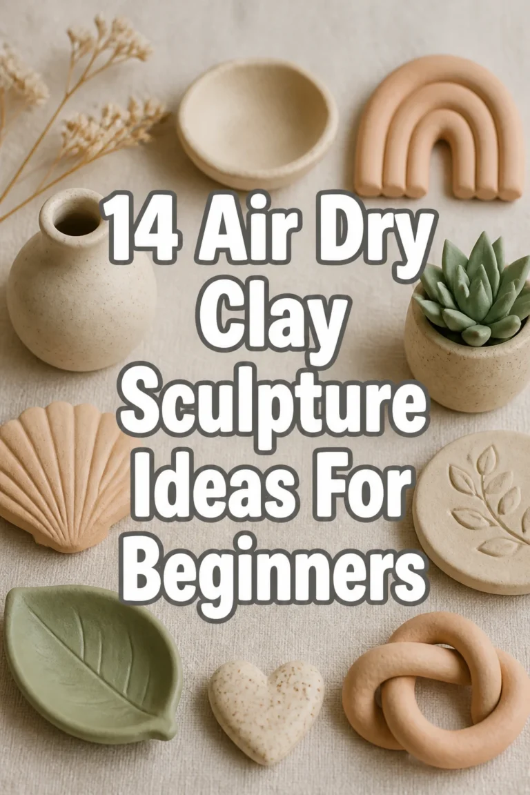14 Air Dry Clay Sculpture Ideas For Beginners