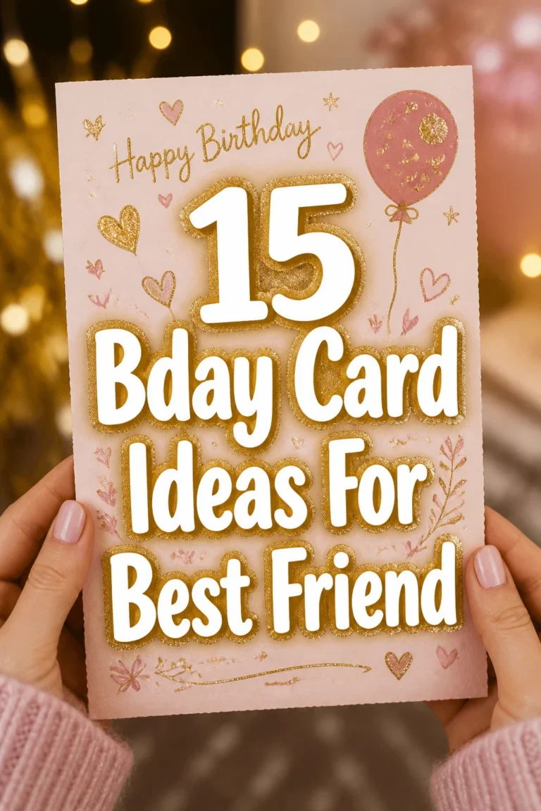 15 Bday Card Ideas For Best Friend
