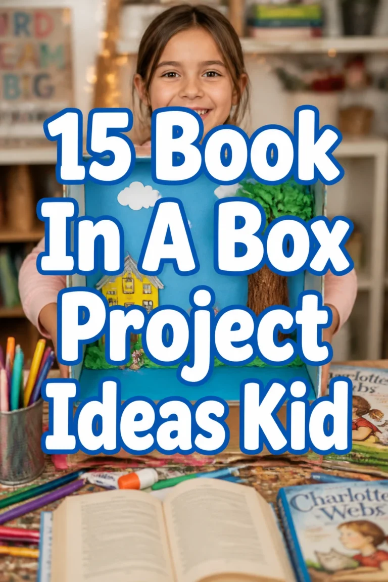 15 Book In A Box Project Ideas Kid