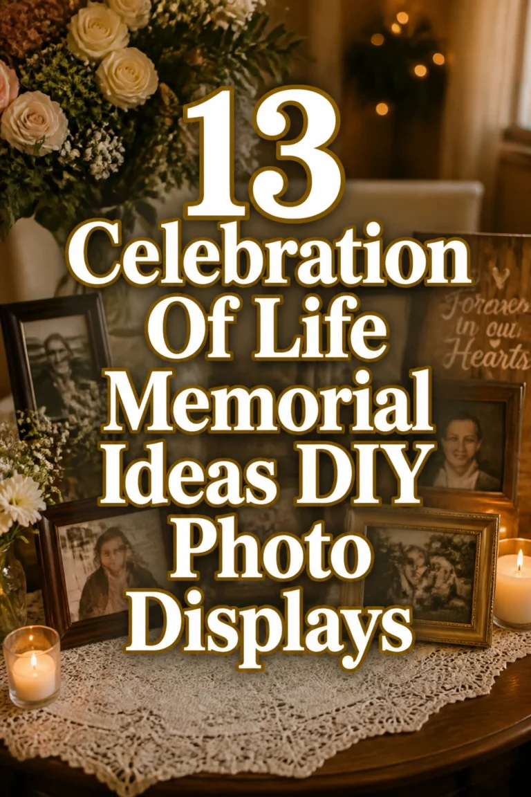 13 Celebration Of Life Memorial Ideas DIY Photo Displays