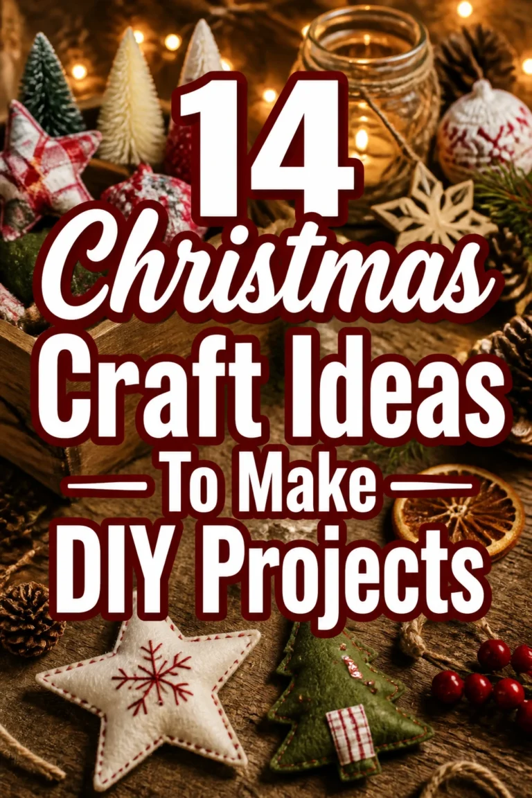 14 Christmas Craft Ideas To Make DIY Projects