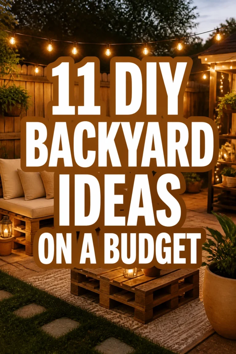 11 DIY Backyard Ideas On A Budget