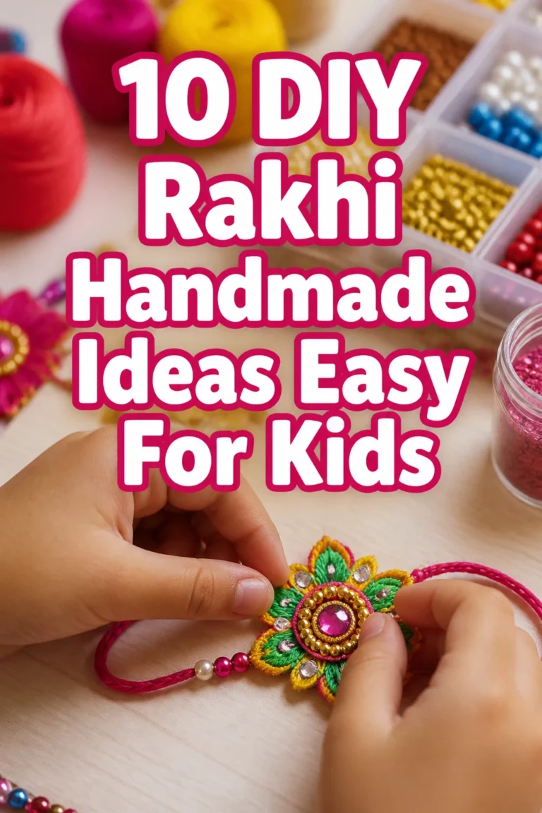 10 DIY Rakhi Handmade Ideas Easy For Kids