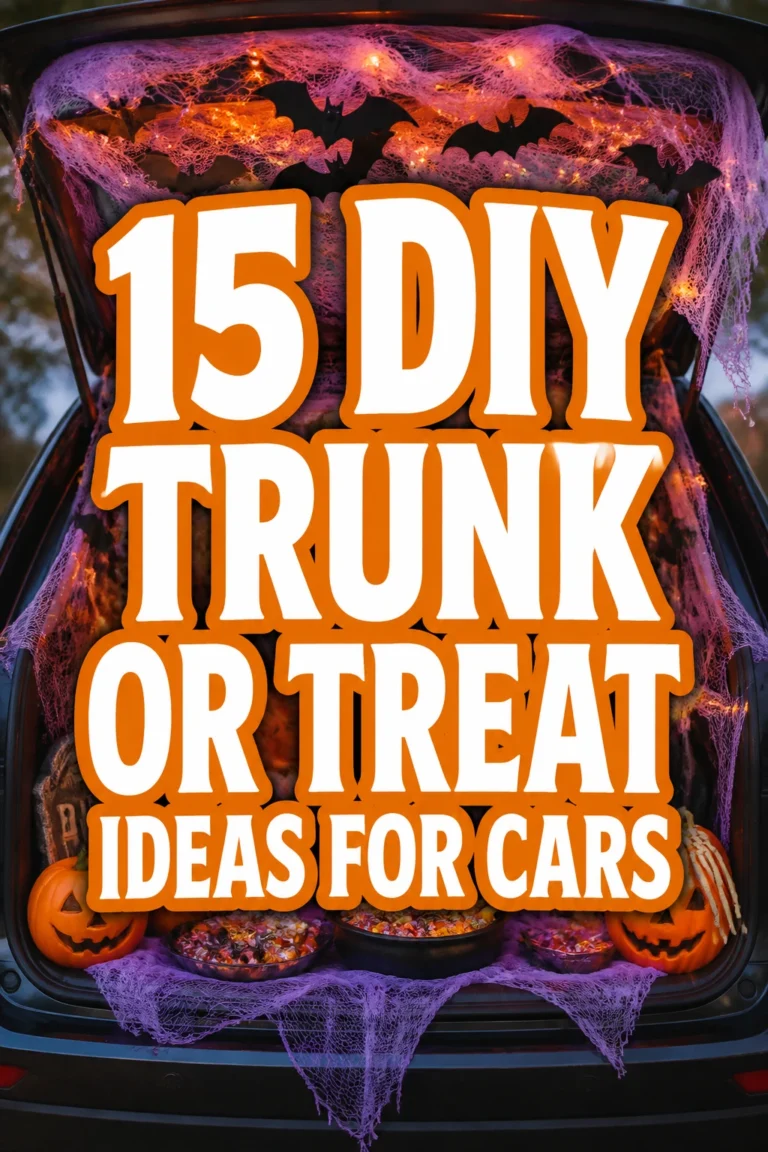 15 DIY Trunk Or Treat Ideas For Cars