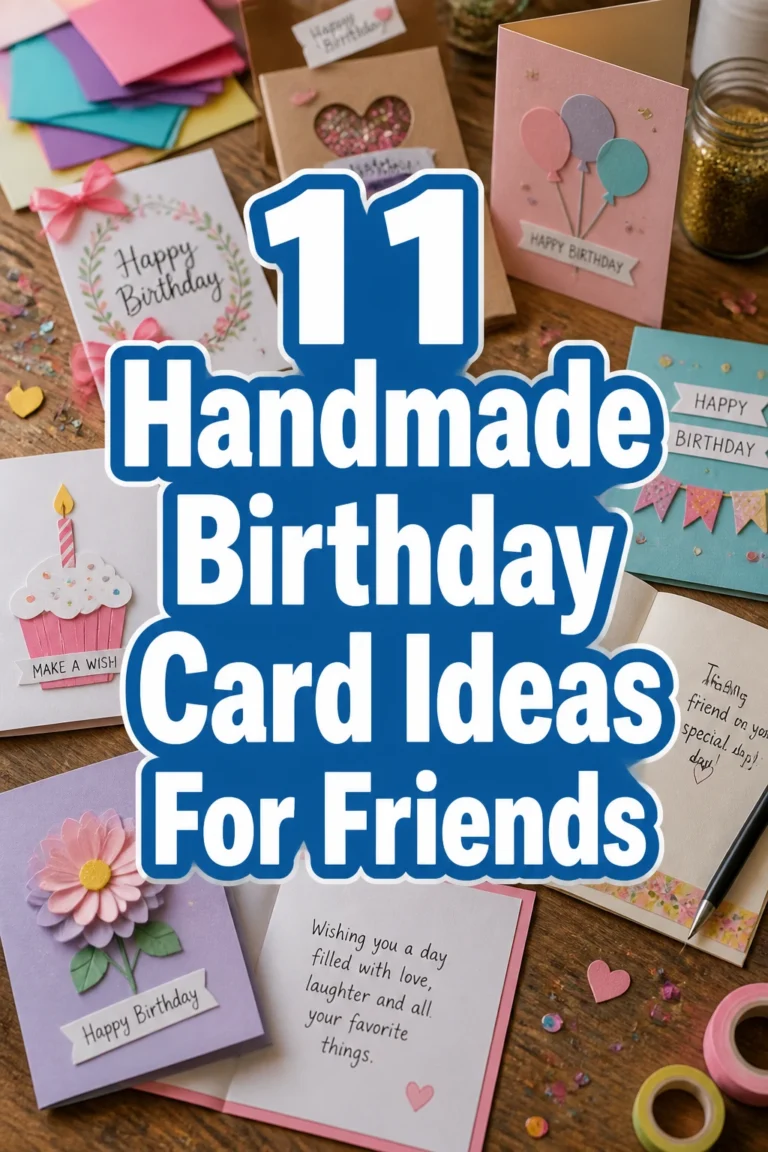 11 Handmade Birthday Card Ideas For Friends