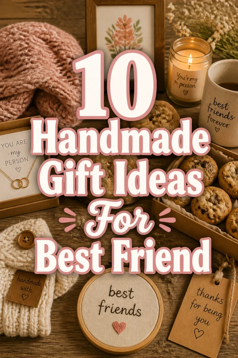 10 Handmade Gift Ideas For Best Friend