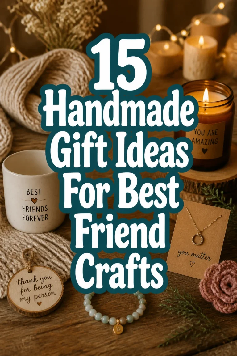 15 Handmade Gift Ideas For Best Friend Crafts