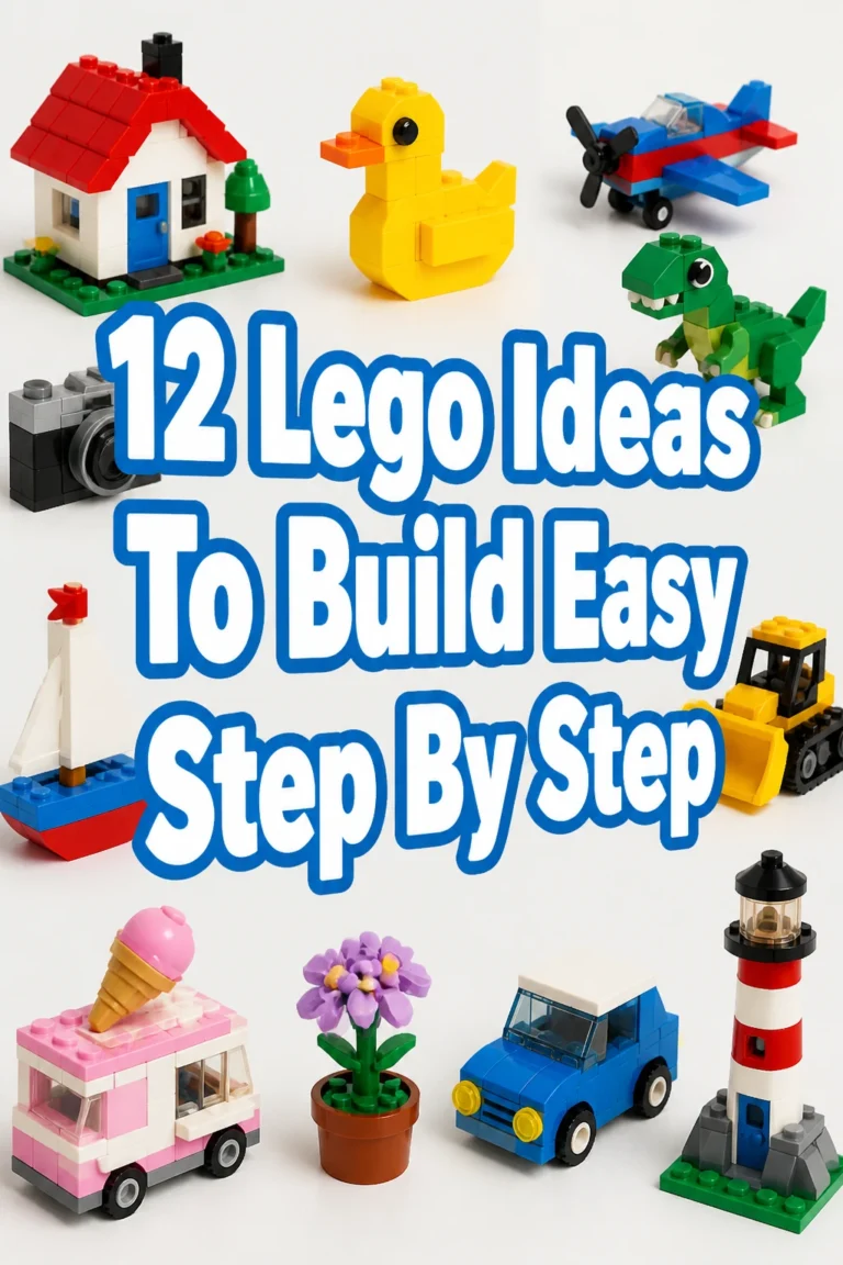 12 Lego Ideas To Build Easy Step By Step