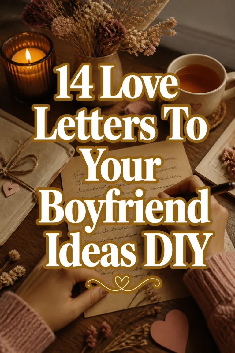 14 Love Letters To Your Boyfriend Ideas DIY