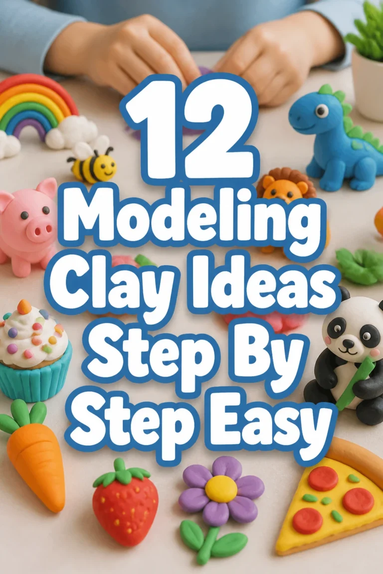12 Modeling Clay Ideas Step By Step Easy
