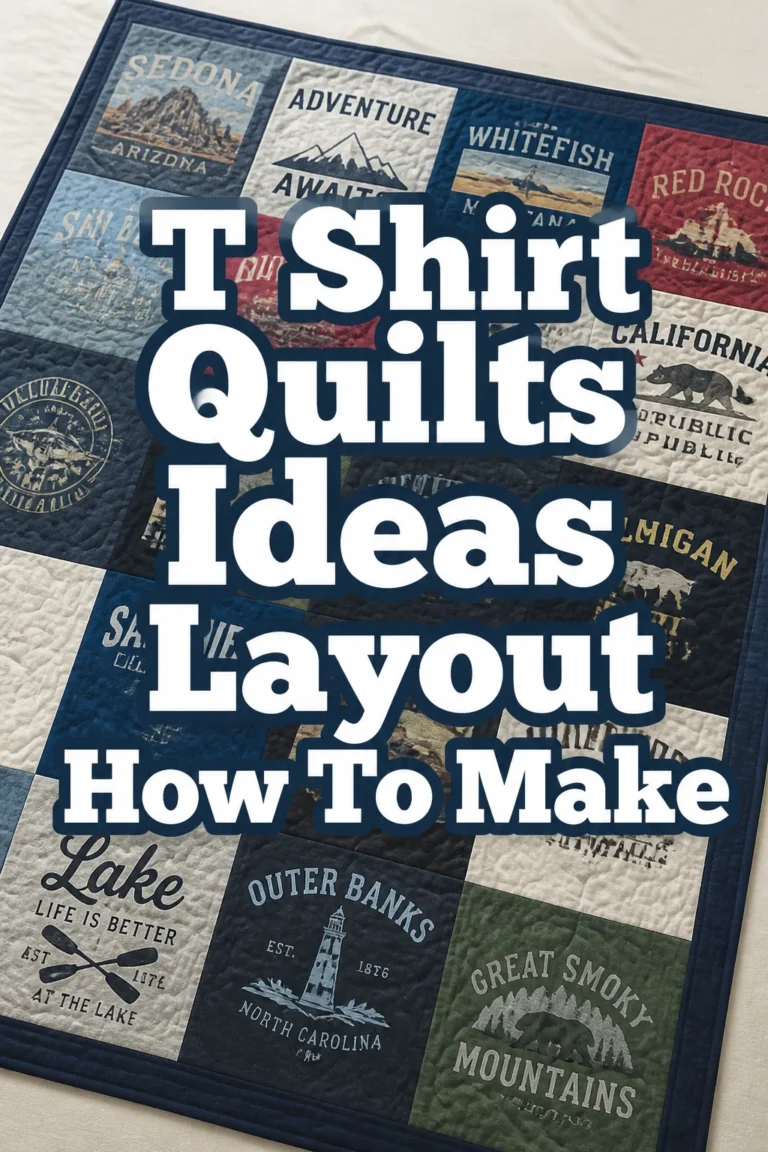 T Shirt Quilts Ideas Layout How To Make