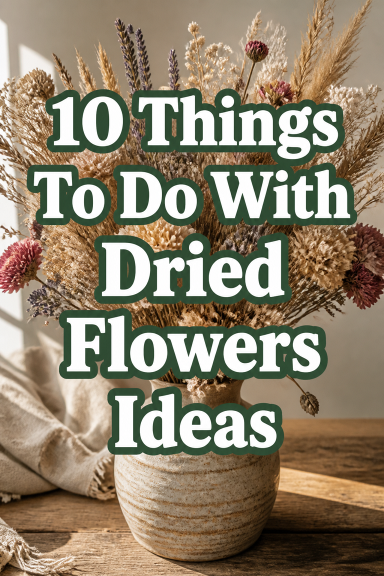 10 Things To Do With Dried Flowers Ideas