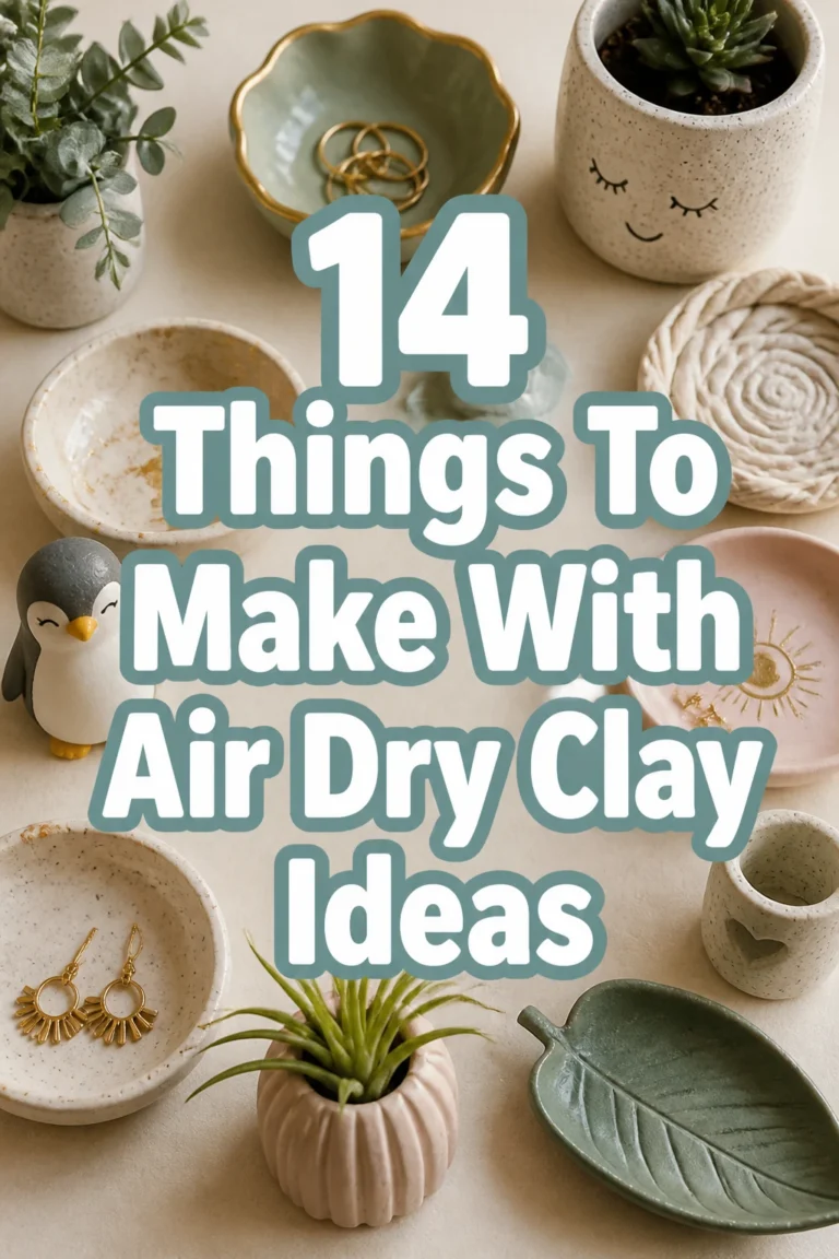 14 Things To Make With Air Dry Clay Ideas