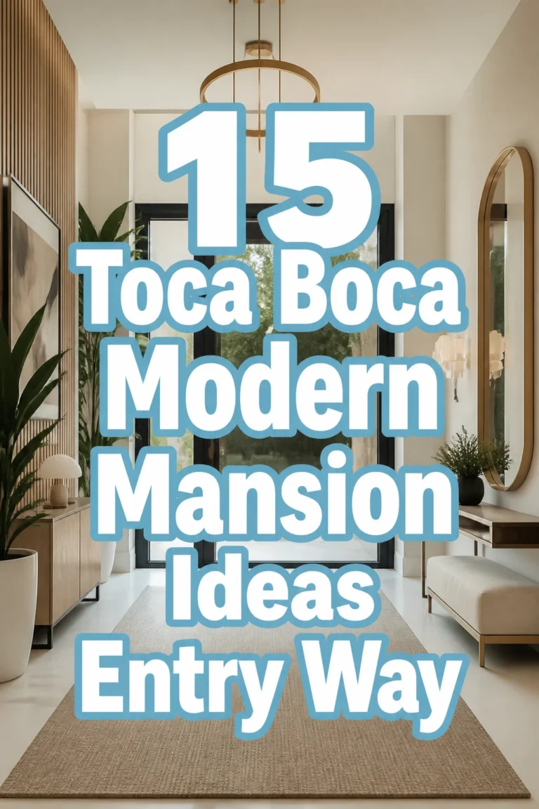 15 Toca Boca Modern Mansion Ideas Entry Way