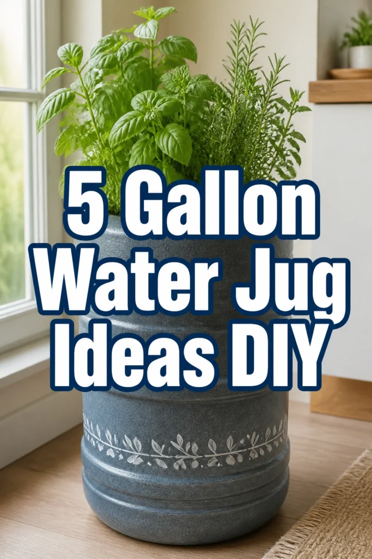 5 Gallon Water Jug Ideas DIY