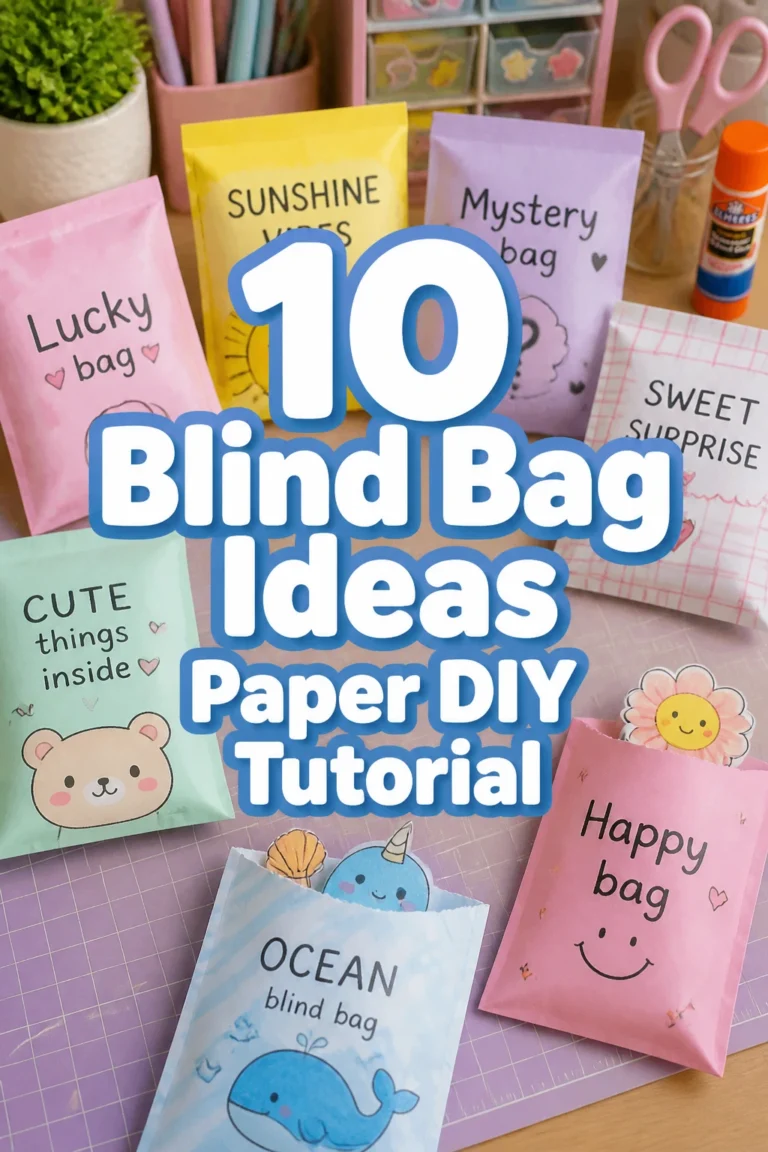 10 Blind Bag Ideas Paper DIY Tutorial