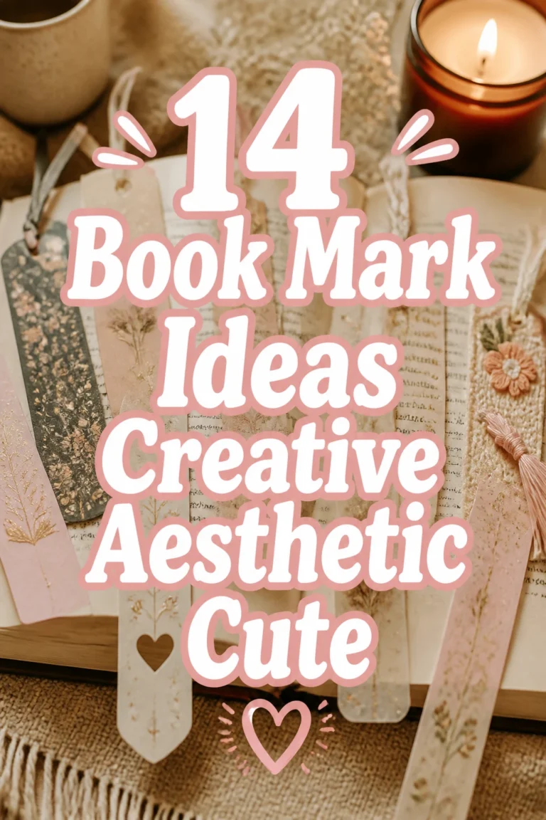14 Book Mark Ideas Creative Aesthetic Cute