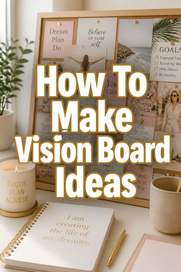 How To Make Vision Board Ideas