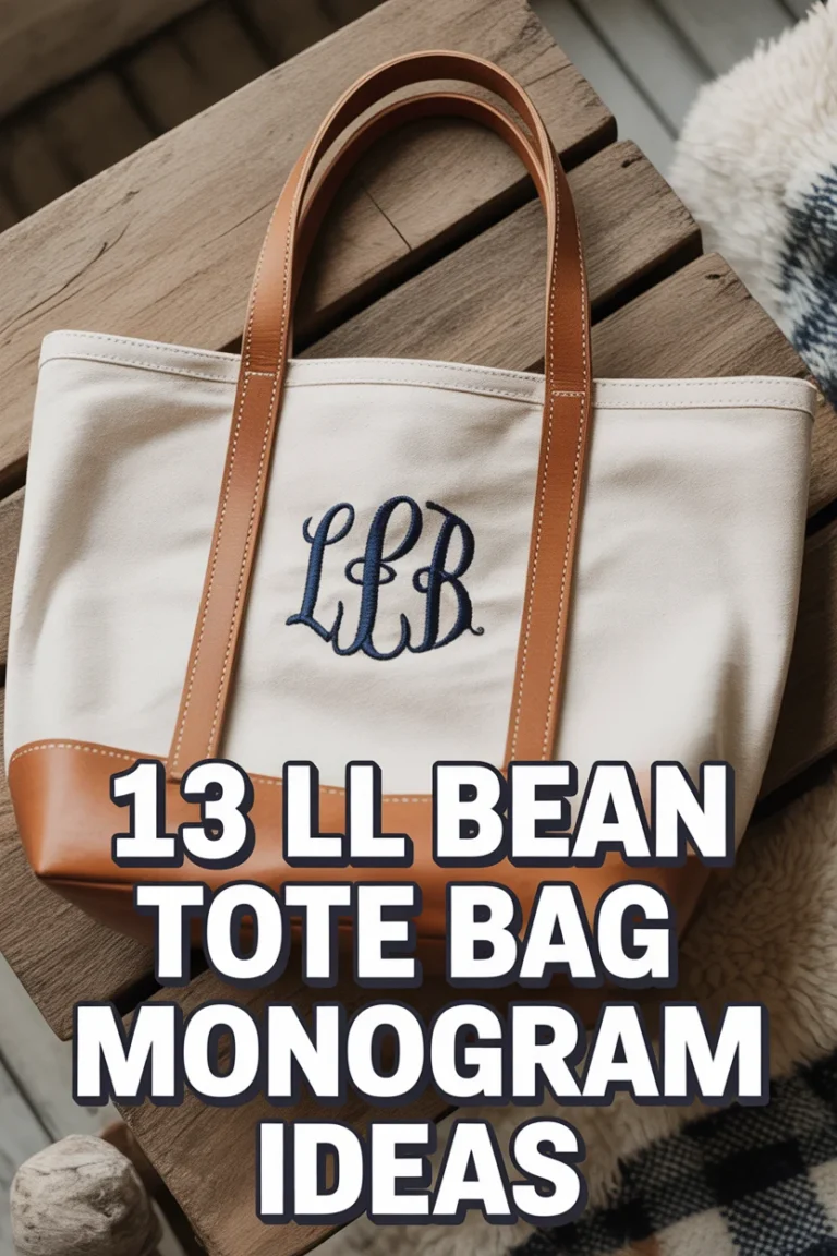 13 Ll Bean Tote Bag Monogram Ideas