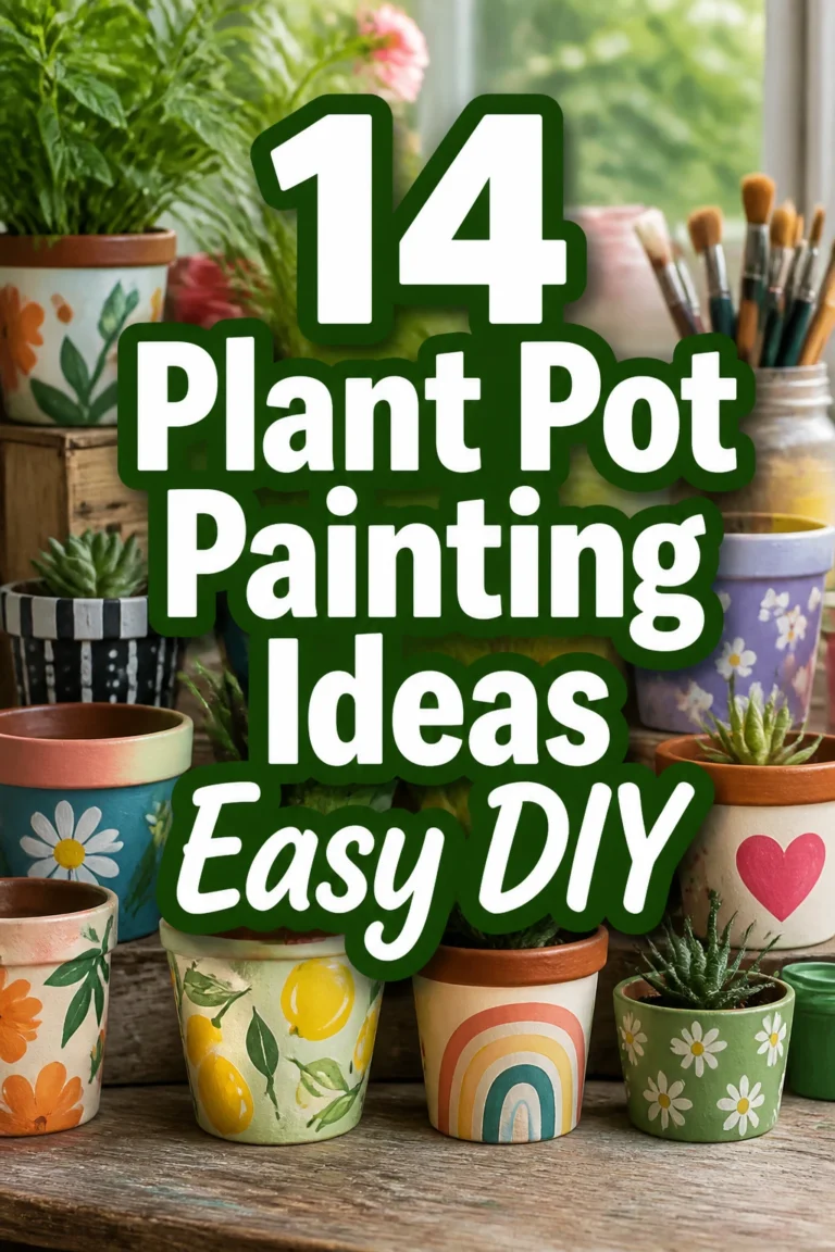 14 Plant Pot Painting Ideas Easy DIY