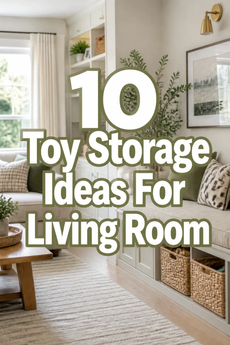 10 Toy Storage Ideas For Living Room