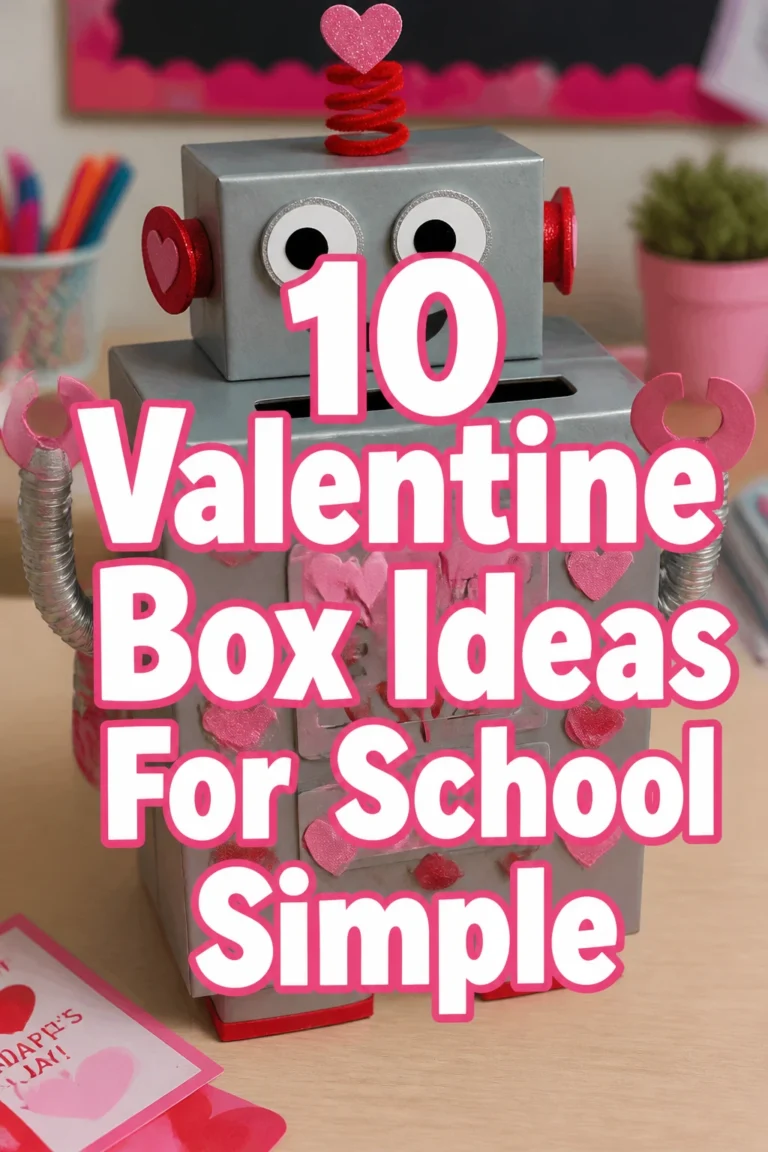 10 Valentine Box Ideas For School Simple